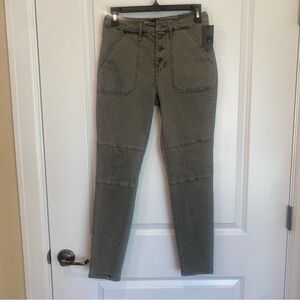 Women’s Olive/Gray High-Rise Stretch Jegging / Skinny Pant - Size 6 (28 R)